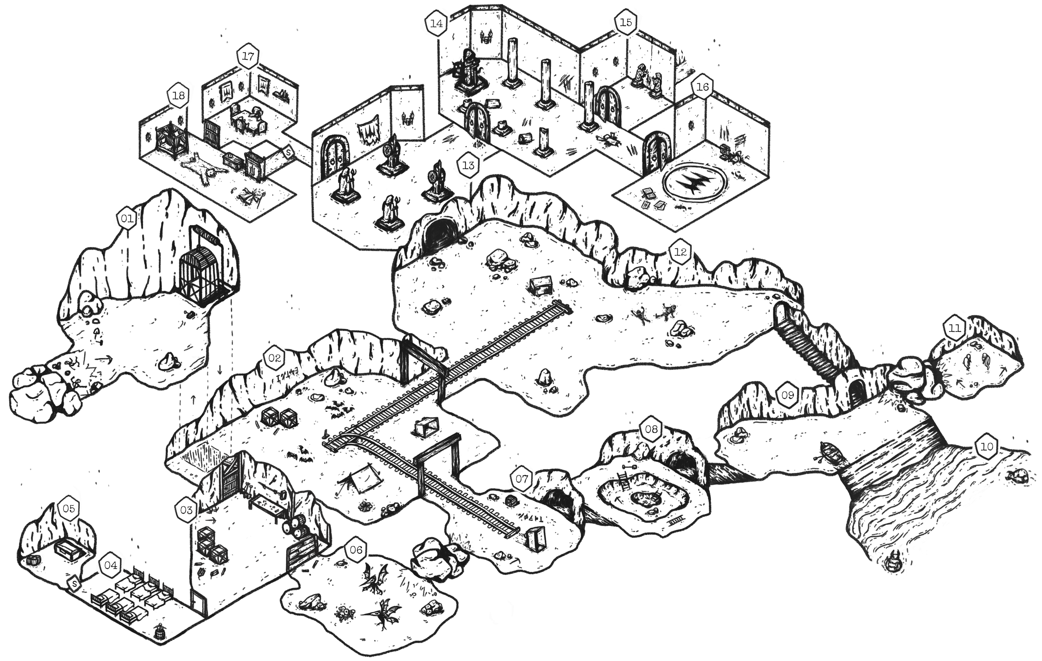 They Dug Too Deep Map